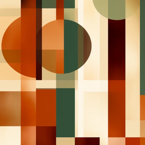 Bauhaus-inspired pattern created for Consiglieri's brand system