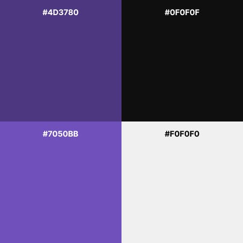 Color palette developed for Iyengar Plastic Surgery